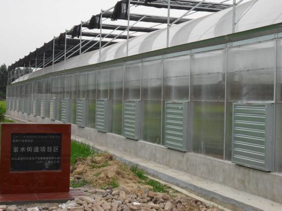 河南信陽光山縣現(xiàn)代農(nóng)業(yè)園（陽光板智能連棟溫室）