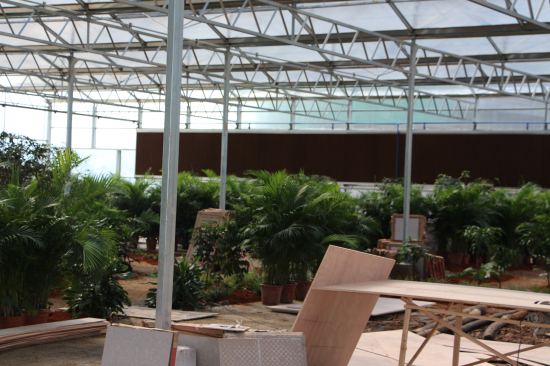 湖南郴州嘉禾秀才生態(tài)園（陽光板連棟智能溫室）