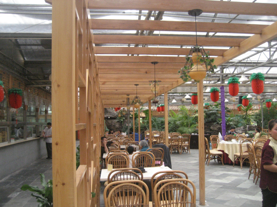 湖南郴州嘉禾秀才生態(tài)園（陽光板連棟智能溫室）